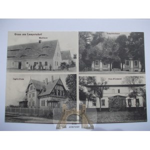 Juszczyn near Środa Slaska, hunting lodge, inn, forester's lodge, ca. 1910