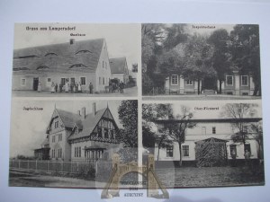 Juszczyn near Środa Slaska, hunting lodge, inn, forester's lodge, ca. 1910