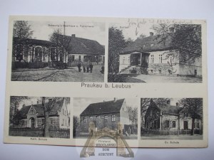 Prawików near Lubiaz, inn, palace, schools, 1939