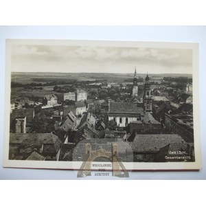 Olesnica, Oels, panorama, circa 1940.