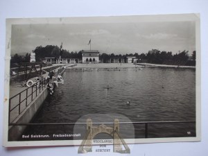 Szczawno Zdrój, Bad Salzbrunn, swimming pool, 1933