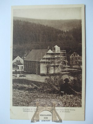 Jedlina Zdrój, Charlottenbrunn, church construction, 1930