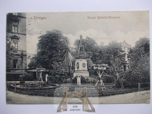 Strzegom, Striegau, monument to the emperor, 1913