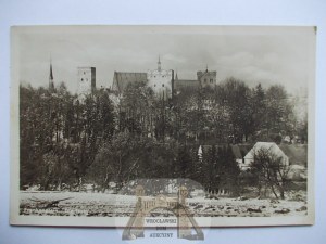 Ząbkowice Śląskie, Frankenstein, panorama, castle, 1925