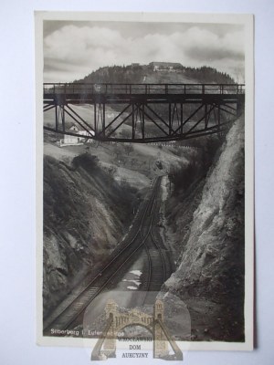 Srebrna Góra, Silberberg, wiadukt kolejowy, 1930