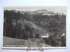Srebrna Góra, Silberberg, widok na twierdzę, ok. 1930