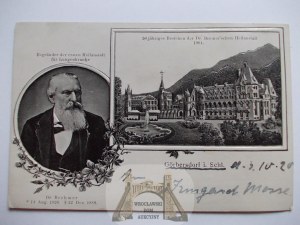 Sokołowsko, Gorbersdorf, sanatórium Dr. Brehmera, všetko preplnené, okolo roku 1900