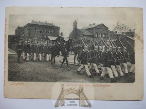 Legnica, Liegnitz, caserma, marcia dell'esercito, 1904