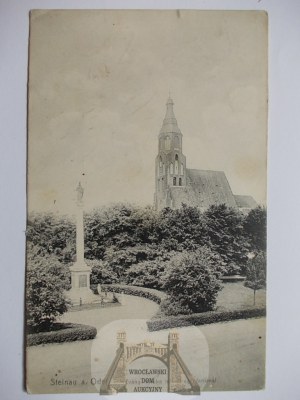 Scinawa, Steinau, Evangelical church, war memorial, 1911