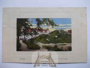 Głogów, Glogau, Promenadenhugel, cadre, 1906