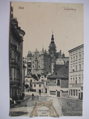 Klodzko, Glatz, Straße, Bruckenberg, 1911