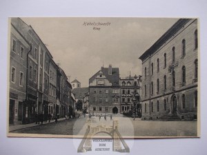 Bystrzyca Klodzka, Habelschwerdt, Market Square, 1912