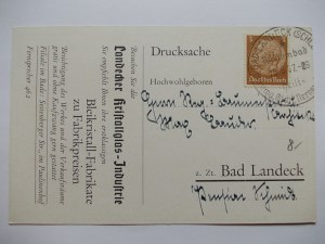 Lądek Zdrój, Bad Landeck, sklárna, 1937