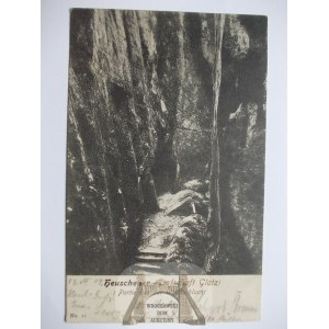 Góry Stołowe, Heuschauer, Wolfsschlucht, 1904