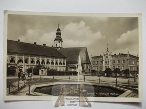 Miedzylesie, Mittelwalde, zámek, radnice, cca 1940