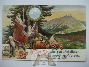 Giant Mountains, Riesengebirge, 25th anniversary of Riesengebirgs-Verein, 1905