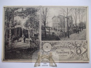 Jelenia Góra, Hirschberg, Jagerwaldchen, ca. 1912