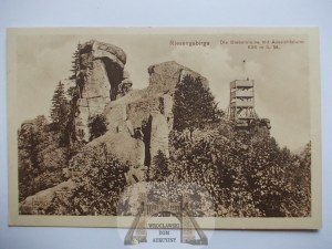Giant Mountains, Beaver Rocks, observation tower, 1927