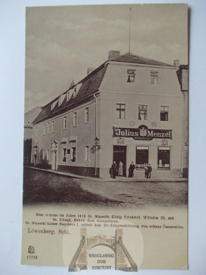 Lwówek Slaski, Lowenberg, Julius Menzel's company, circa 1900.