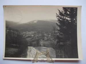 Swieradow-Zdroj, Bad Flinsberg, panorama, private sheet, 1933