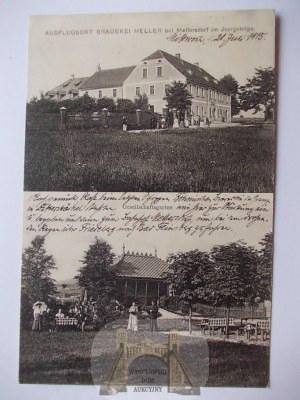 Pobiedna near Luban, brewery and inn, 1910