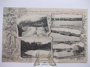 Forest, Marklissa, Dam, flood, brewery, smithy, 1906