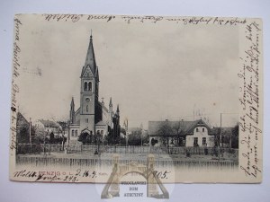 Piensk, Penzig, church and school, 1905
