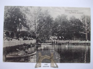 Zielona Góra, Grunberg, Luisental, Boote, 1918