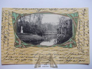 Żagań, Sagan, pond, Art Nouveau, 1903