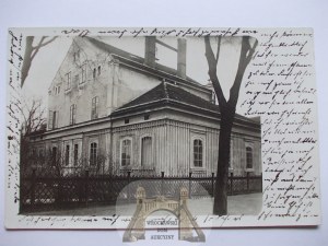 Sprotava, Sprottau, building, private card, 1909
