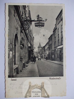 Zary, Sorau, Niederstrasse, street, 1940