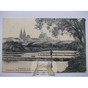 Słubice, Frankfurt a. Odra, lávka pro pěší, 1910