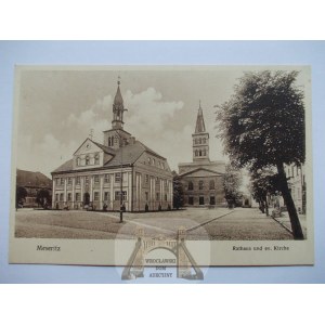 Miedzyrzecz, Meseritz, radnice, cca 1925