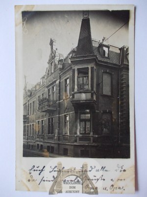 Skwierzyna, Schwerin, townhouse, private card, 1934