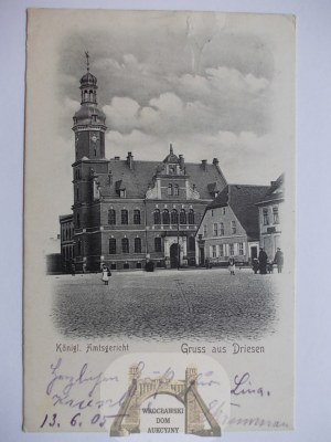 Drezdenko, Driesen, court, 1909