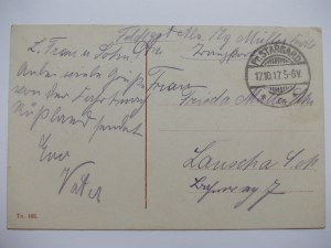 Poznaň, střídání stráží 1917