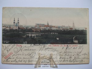 Poznaň, zajímavé panorama 1901
