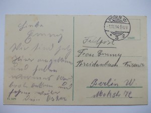 Poznan, post office management 1914
