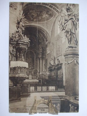 Trzemeszno, Tremessen, church, interior circa 1920.