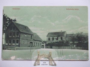 Wąsowo near Nowy Tomyśl, Catholic school ca. 1915