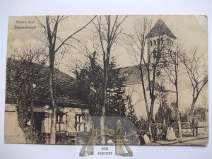 Stęszew, Stenschewo, kostol cca 1910