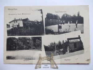 Września, Wreschen, tennis court, field 1913