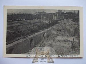September, Wreschen, railroad station after the 1939 II bombing