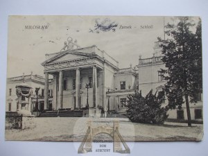 Miłosław near Września, castle, palace 1916