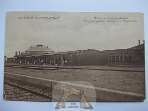 Saw, Schneidemuhl, railroad grounds, military warehouses ca. 1915