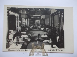 Píla, Schneidemuhl, reštaurácia, interiér 1925