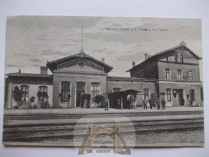 Lipka near Zlotow, railroad station 1922