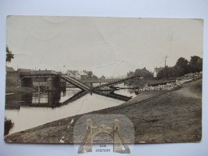 Ústie rieky, Usch, vyhodený most 1939