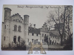 Margonin near Chodzież, palace, forest school 1906
