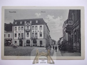 Rawicz, Market Square, Adler Hotel ca. 1910